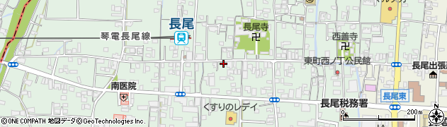 香川県さぬき市長尾西985周辺の地図
