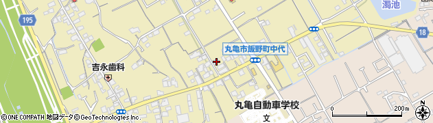 香川県丸亀市飯野町東二402周辺の地図