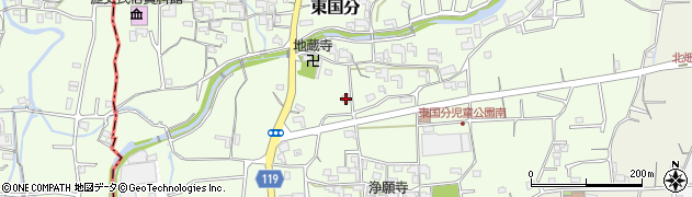 和歌山県紀の川市東国分303周辺の地図