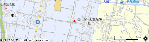 香川県木田郡三木町氷上569周辺の地図