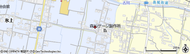 香川県木田郡三木町氷上572周辺の地図