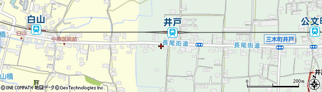 香川県木田郡三木町井戸2521周辺の地図