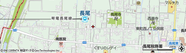 香川県さぬき市長尾西637周辺の地図