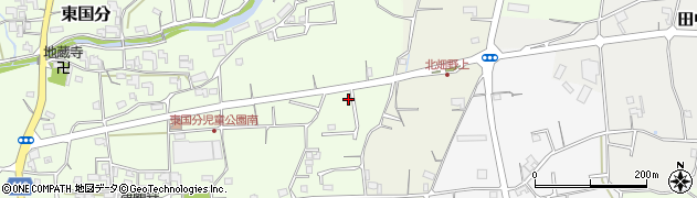 和歌山県紀の川市東国分75-17周辺の地図