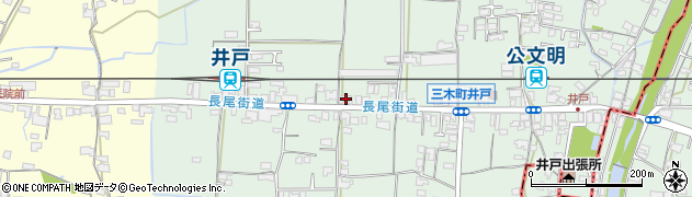 香川県木田郡三木町井戸4171周辺の地図