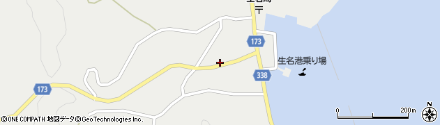 愛媛県上島町（越智郡）生名（脇）周辺の地図