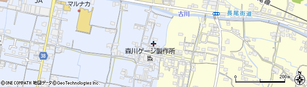 香川県木田郡三木町氷上615周辺の地図