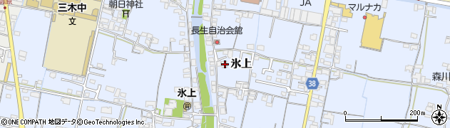 香川県木田郡三木町氷上274周辺の地図