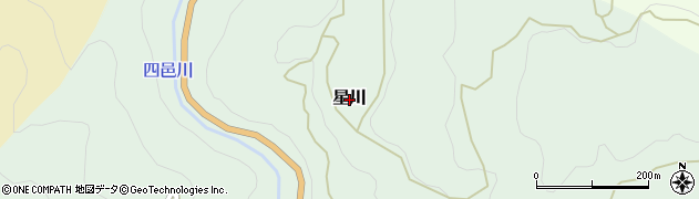 和歌山県かつらぎ町（伊都郡）星川周辺の地図