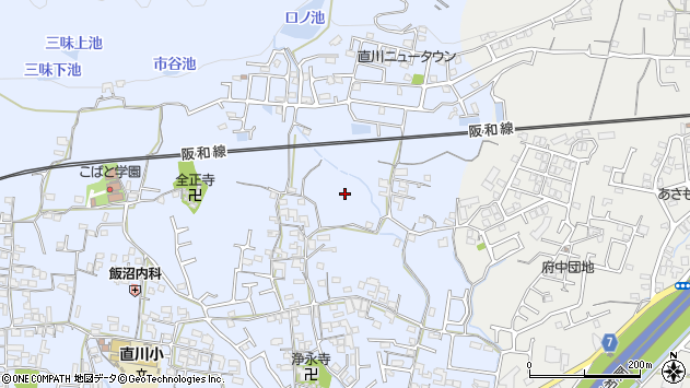〒640-8481 和歌山県和歌山市直川の地図