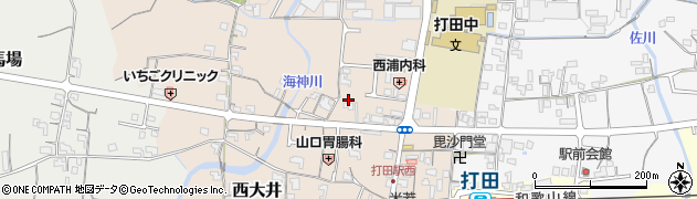 和歌山県紀の川市西大井154周辺の地図