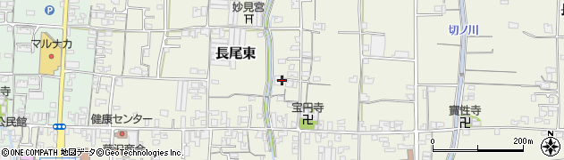 香川県さぬき市長尾東516周辺の地図