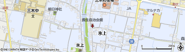 香川県木田郡三木町氷上280周辺の地図