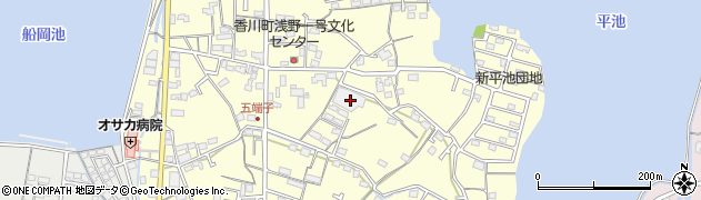 香川県高松市香川町浅野361周辺の地図
