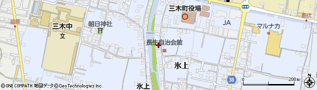 香川県木田郡三木町氷上251周辺の地図