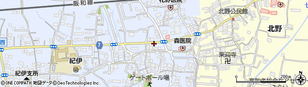 弘西周辺の地図