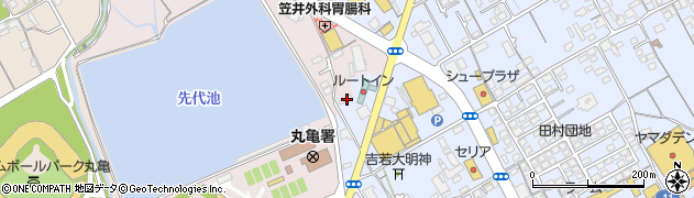 香川県丸亀市新田町3周辺の地図