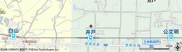 香川県木田郡三木町井戸4233周辺の地図