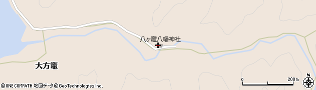 八ケ竈八幡神社周辺の地図