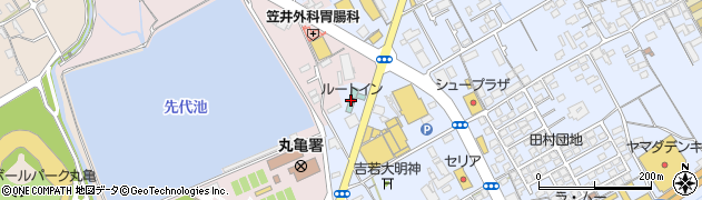 ホテルルートイン丸亀周辺の地図