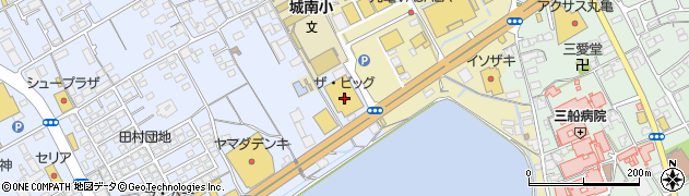 ザ・ビッグ丸亀城南店周辺の地図