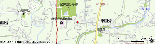 和歌山県紀の川市東国分609周辺の地図
