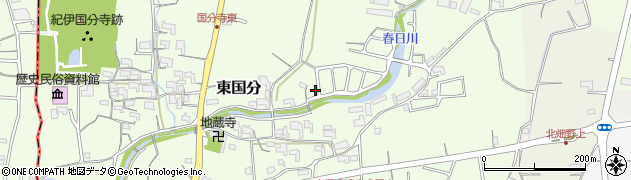 和歌山県紀の川市東国分353-80周辺の地図