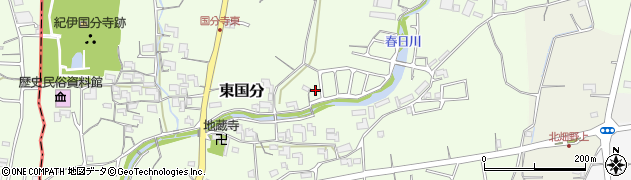 和歌山県紀の川市東国分353-77周辺の地図