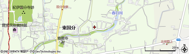 和歌山県紀の川市東国分353-69周辺の地図