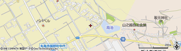 香川県丸亀市飯野町東二109周辺の地図