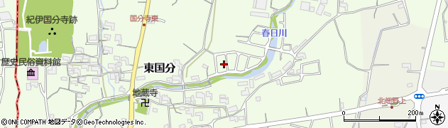 和歌山県紀の川市東国分353-65周辺の地図