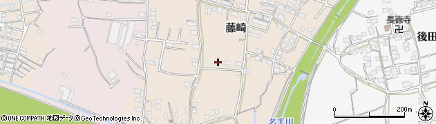 和歌山県紀の川市藤崎周辺の地図