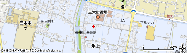 香川県木田郡三木町氷上293周辺の地図