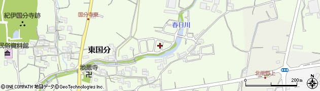 和歌山県紀の川市東国分353-44周辺の地図