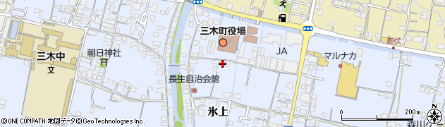 香川県木田郡三木町氷上319周辺の地図