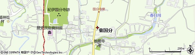 和歌山県紀の川市東国分504周辺の地図
