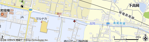 香川県木田郡三木町氷上598周辺の地図