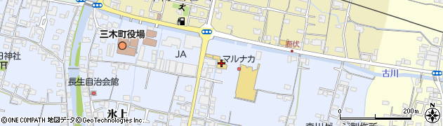 香川県木田郡三木町氷上474周辺の地図
