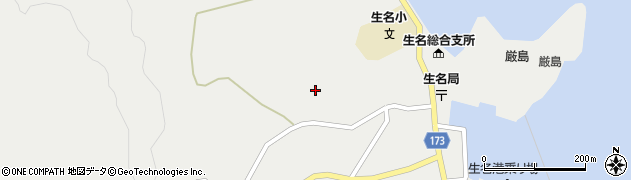 愛媛県上島町（越智郡）生名（中側）周辺の地図