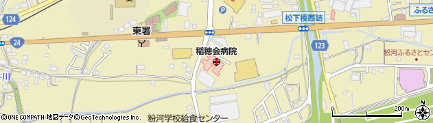 稲穂会病院周辺の地図