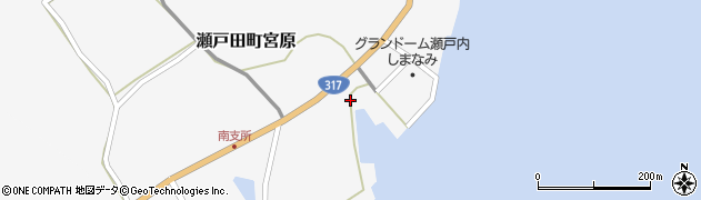 広島県尾道市瀬戸田町宮原889周辺の地図