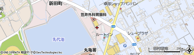 香川県丸亀市新田町10周辺の地図