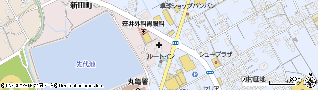 香川県丸亀市新田町9周辺の地図