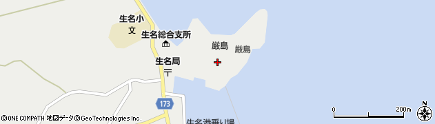 厳島周辺の地図