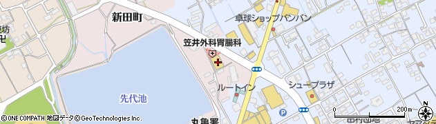 香川県丸亀市新田町15周辺の地図