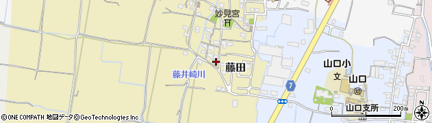 和歌山県和歌山市藤田84周辺の地図