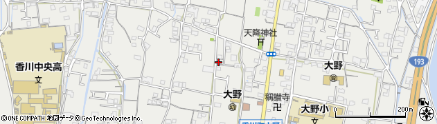 香川県高松市香川町大野周辺の地図