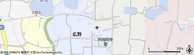 和歌山県紀の川市広野周辺の地図