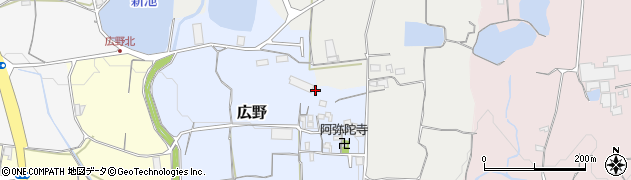 和歌山県紀の川市広野周辺の地図
