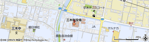 香川県木田郡三木町氷上310周辺の地図